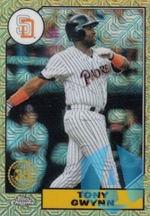 2022 Topps Chrome Tony Gwynn Silver Pack Mojo #T87C-36. 35th Anniversary